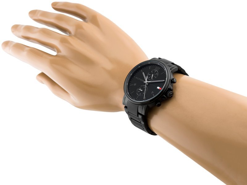 Tommy Hilfiger Daniel Black Dial Black Steel Strap Watch for Men - 1710414 Buy Now By Tommy Hilfiger