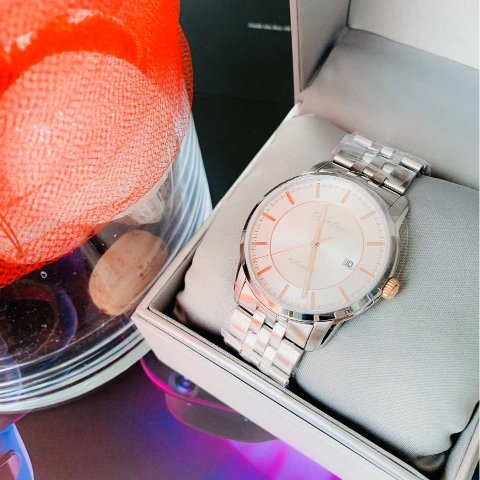 Calvin Klein Infinity Silver Dial Silver Steel Strap Watch for Men - K5S34B46 Buy Now By Calvin Klein