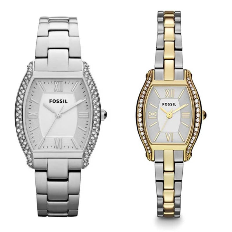 Fossil Wallace Silver Dial Silver Steel Strap Watch for Women - ES3174 Buy Now By Fossil