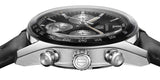 Tag Heuer Carrera Automatic Chronograph Black Dial Black Leather Strap Watch for Men - CBS2210.FC6534 Buy Now By Tag Heuer