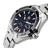 Tag Heuer Aquaracer Automatic Blue Dial Silver Steel Strap Watch for Men - WBD2112.BA0928 Buy Now By Tag Heuer