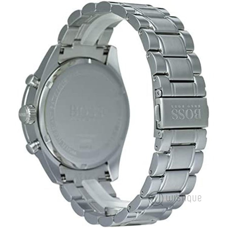 Hugo Boss Chronograph Blue Dial Silver Steel Strap Watch for Men - 1513630 Buy Now By Hugo Boss