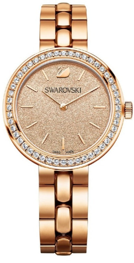 Swarovski Daytime Analog Gold Dial Gold Steel Strap Watch for Women - 5182231 Buy Now By Swarovski