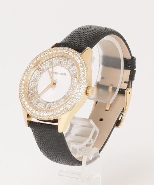 Michael Kors Harlowe Analog White Dial Black Leather Strap Watch For Women - MK2988 Buy Now By Michael Kors