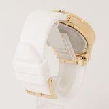 Michael Kors Everest Analog Gold Dial White Silicone Strap Watch For Women - MK7357 Buy Now By Michael Kors