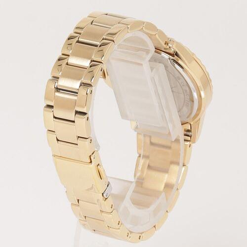 Michael Kors Everest Three-Hand Mother of Pearl White Dial Gold Steel Strap Watch For Women - MK7363 Buy Now By Michael Kors