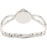 Bulova Crystal Black Mother of Pearl Dial Silver Steel Strap Watch for Women - 96L224 Buy Now By Bulova