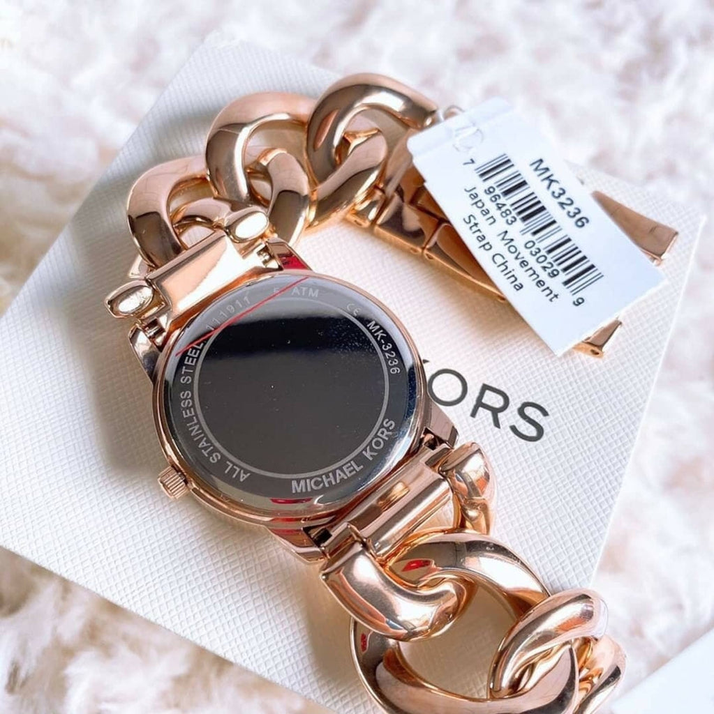 Michael Kors Nini Quartz Crystals Rose Gold Dial Rose Go Watch For Women - MK3236 Buy Now By Michael Kors
