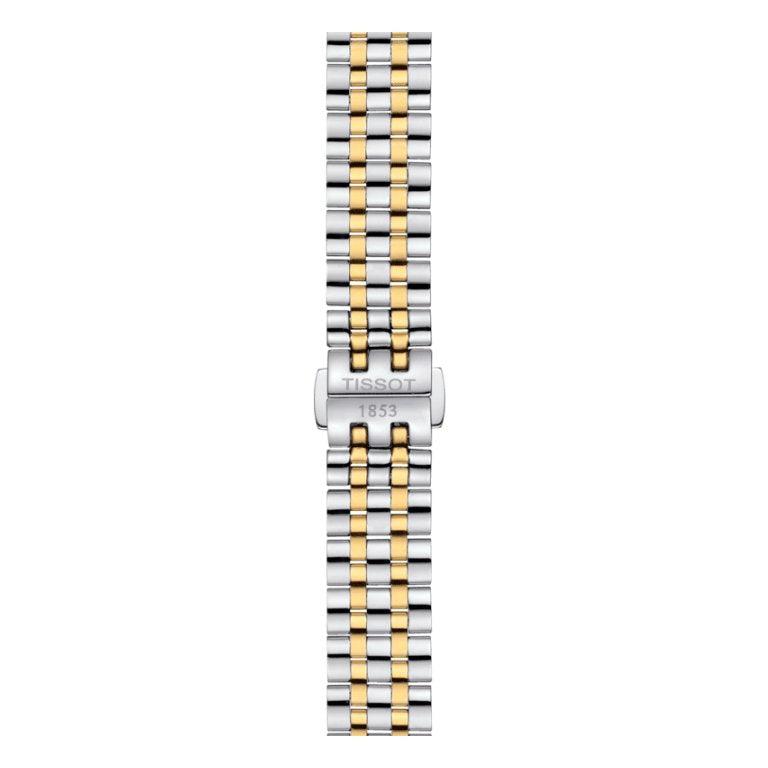 Tissot T Classic Carson Lady Premium Silver Dial Two Tone Steel Strap Watch For Women - T122.210.22.033.00 Buy Now By Tissot