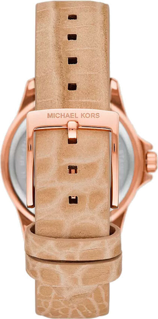 Michael Kors Mini Everest Crystals White Dial Brown Leather Strap Watch for Women - MK4719 Buy Now By Michael Kors