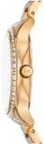 Michael Kors Sage Three-Hand Mother of Pearl White Dial Gold Steel Strap Watch for Women - MK4805 Buy Now By Michael Kors