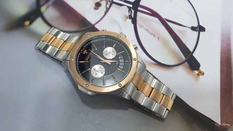 Maserati Circuito Chronograph Black Dial Two Tone Steel Strap Watch For Men - R8873627004 Buy Now By Maserati