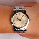 Burberry Heritage Collection Rose Gold Dial Silver Steel Strap Watch for Men - BU1352 Buy Now By Burberry