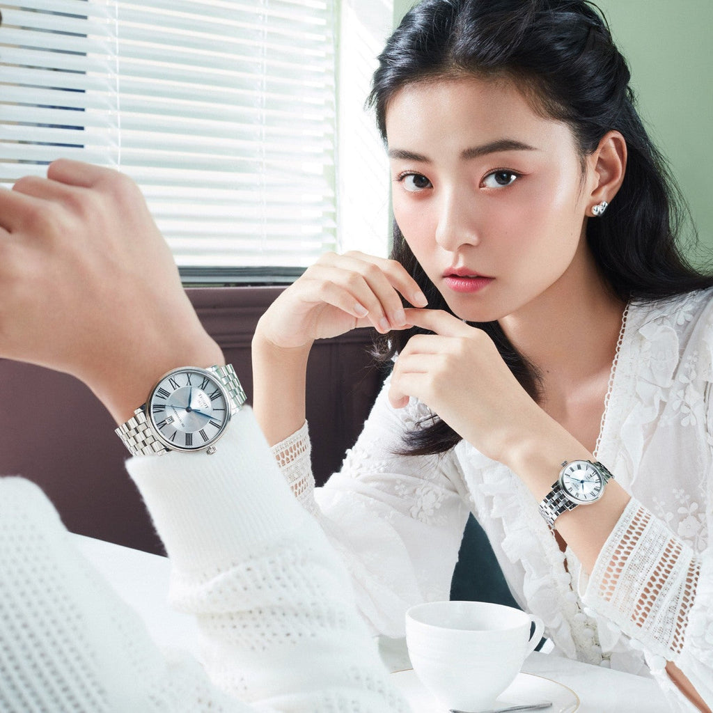 Tissot T Classic Carson Premium Powermatic 80 Silver Dial Silver Steel Strap Watch For Men - T122.407.11.033.00 Buy Now By Tissot