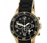 Marc Jacobs Rock Chronograph Black Dial Black Silicone Strap Watch for Women - MBM2552 Buy Now By Marc Jacobs