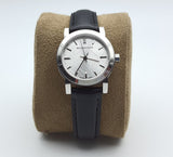 Burberry The City White Dial Black Leather Strap Watch for Women - BU9206 Buy Now By Burberry