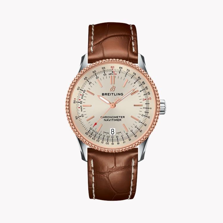 Breitling Navitimer Automatic 38mm Leather Strap Mens Watch - A17325211G1P1 Buy Now By Breitling
