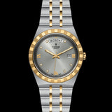 Tudor Royal Diamonds Automatic Grey Dial Two Tone Steel Strap Watch for Men - M28603-0002 Buy Now By Tudor