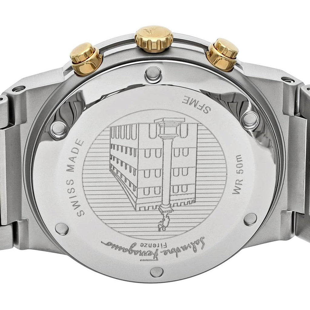 Salvatore Ferragamo Sapphire Chrono Blue Dial Two Tone Steel Strap Watch for Men - SFME00521 Buy Now By Salvatore Ferragamo