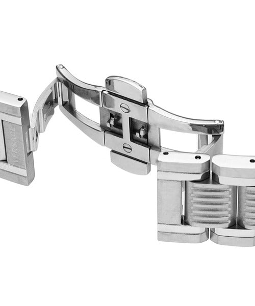 Versace Greca Action Chronograph Quartz Green Dial Silver Steel Strap Watch for Men - VE3J00422 Buy Now By Versace