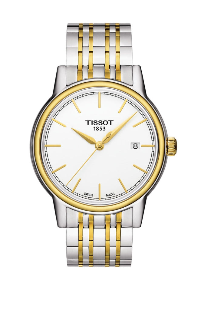 Tissot Carson Steel Lady White Dial Quartz Watch For Women - T085.210.22.011.00 Buy Now By Tissot