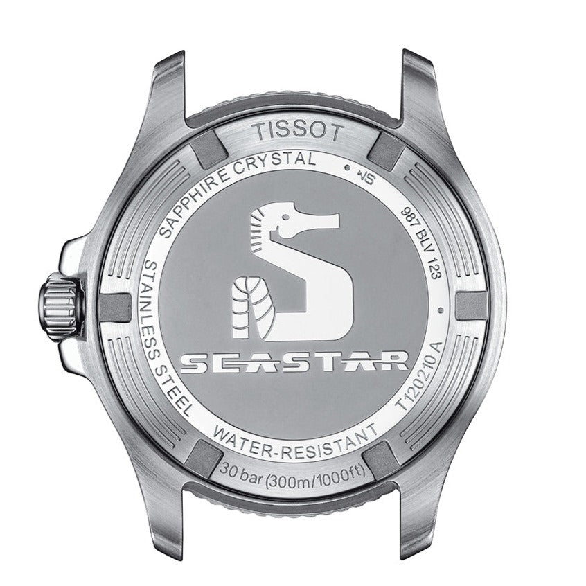 Tissot Seastar 1000 Lady Blue Dial Silver Steel Strap Watch For Women - T120.210.11.041.00 Buy Now By Tissot