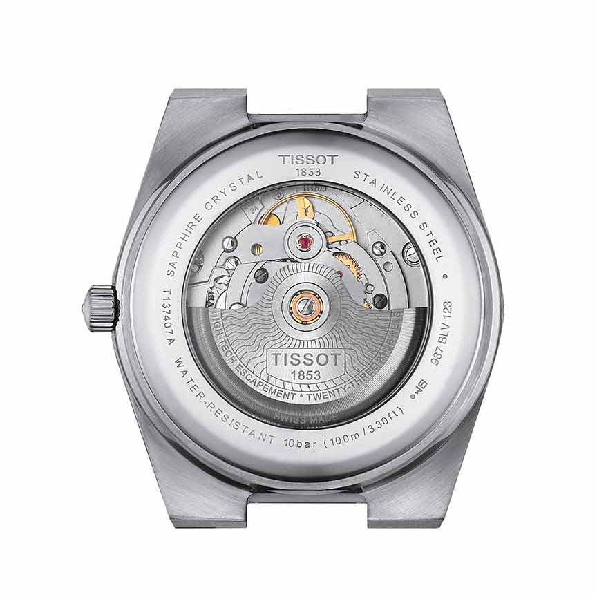 Tissot PRX Powermatic 80 Automatic Mint Green Dial Silver Steel Strap Watch for Men - T137.407.11.091.01 Buy Now By Tissot