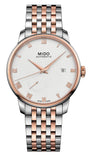 Mido Baroncelli Automatic White Dial Two Tone Steel Strap Watch For Women - M8600.9.N6.1 Buy Now By Mido