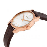 Calvin Klein City White Mother of Pearl Dial Brown Leather Strap Watch for Women - K2G23620 Buy Now By Calvin Klein