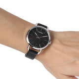 Calvin Klein Even Black Dial Black Leather Strap Watch for Women - K7B231C1 Buy Now By Calvin Klein