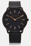 Calvin Klein Minimal Black Dial Black Mesh Bracelet Watch for Men - K3M21421 Buy Now By Calvin Klein