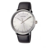 Calvin Klein High Noon Quartz White Dial Black Leather Strap Watch for Men - K8M211C6 Buy Now By Calvin Klein
