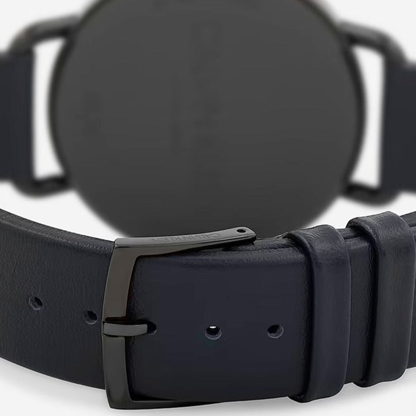 Calvin Klein Even Blue Dial Blue Leather Strap Watch for Men - K7B214VN Buy Now By Calvin Klein