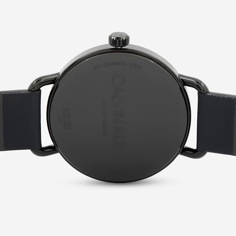 Calvin Klein Even Blue Dial Blue Leather Strap Watch for Men - K7B214VN Buy Now By Calvin Klein