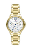 Tommy Hilfiger Claudia White Dial Gold Steel Strap Watch for Women - 1781742 Buy Now By Tommy Hilfiger