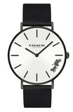 Coach Perry White Dial Black Leather Strap Watch for Women - 14503115 Buy Now By Coach