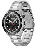 Hugo Boss Energy Chronograph Black Dial Silver Steel Strap Watch For Men - 1513971 Buy Now By Hugo Boss