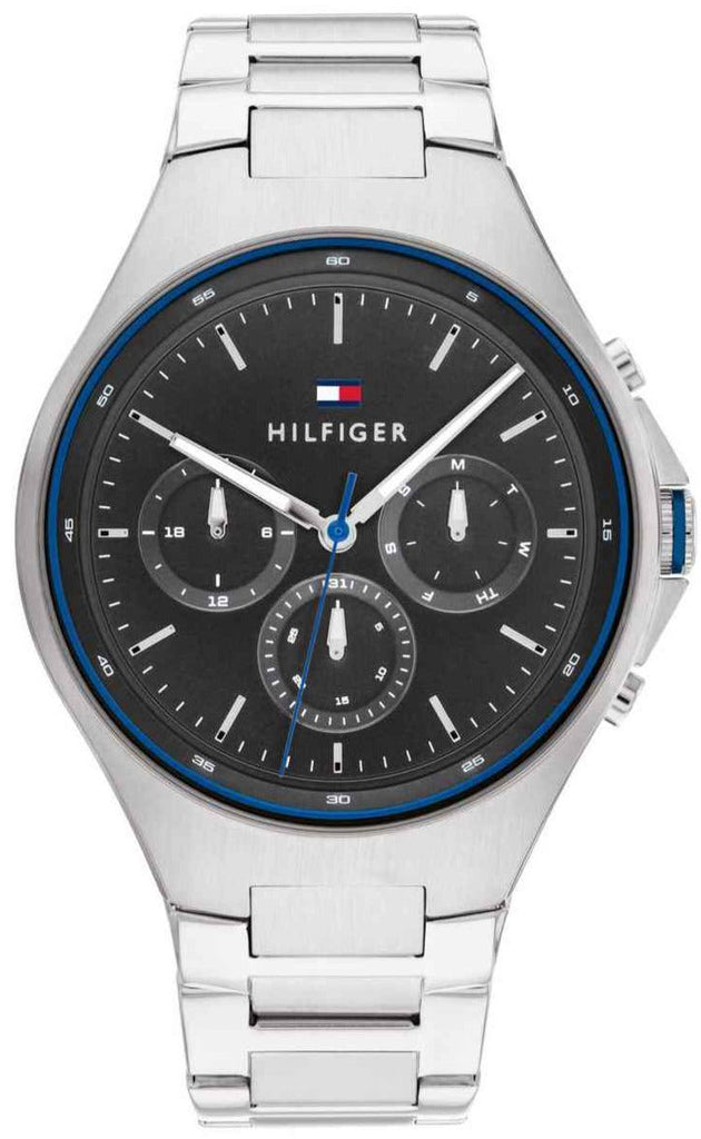Tommy Hilfiger Justin Chronograph Gray Dial Silver Steel Strap Watch For Men - 1792054 Buy Now By Tommy Hilfiger