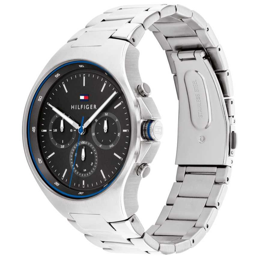 Tommy Hilfiger Justin Chronograph Gray Dial Silver Steel Strap Watch For Men - 1792054 Buy Now By Tommy Hilfiger