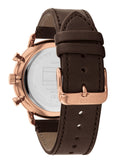 Tommy Hilfiger Legend Analog Black Dial Brown Leather Strap Watch For Men - 1710566 Buy Now By Tommy Hilfiger