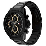 Tommy Hilfiger Clark Chronograph Black Dial Black Steel Strap Watch For Men - 1792081 Buy Now By Tommy Hilfiger
