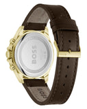 Hugo Boss Troper Chronograph Black Dial Brown Leather Strap Watch For Men - 1514100 Buy Now By Hugo Boss
