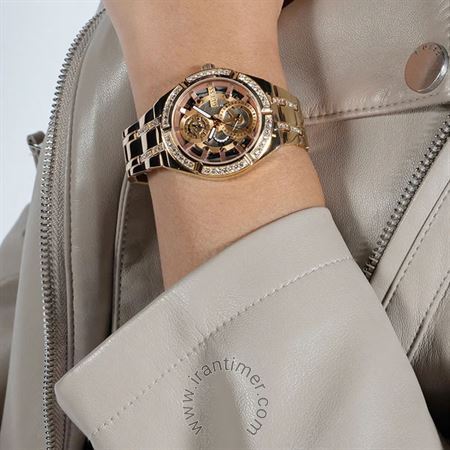 Guess Allara Quartz Rose Gold Dial Rose Gold Steel Strap Watch For Women - GW0604L3 Buy Now By Guess