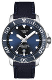 Tissot Seastar 1000 Powermatic 80 Silicium Blue Dial Blue Nylon Strap Watch For Men - T120.407.17.041.01 Buy Now By Tissot