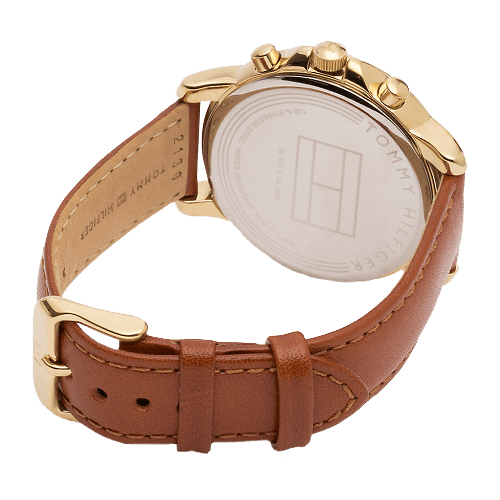 Tommy Hilfiger Claudia Rose Gold Dial Brown Leather Strap Watch for Women - 1781818 Buy Now By Tommy Hilfiger