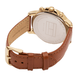 Tommy Hilfiger Claudia Rose Gold Dial Brown Leather Strap Watch for Women - 1781818 Buy Now By Tommy Hilfiger
