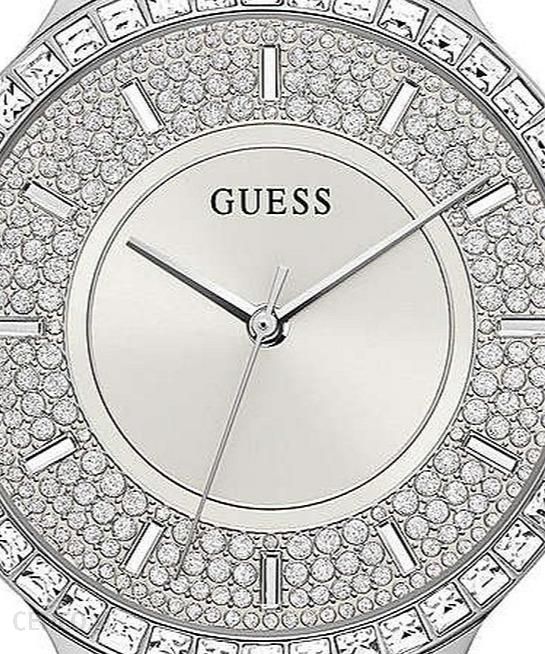 Guess Soiree Diamonds Silver Dial Silver Mesh Bracelet Watch for Women - GW0402L1 Buy Now By Guess