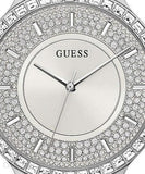 Guess Soiree Diamonds Silver Dial Silver Mesh Bracelet Watch for Women - GW0402L1 Buy Now By Guess