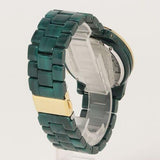 Michael Kors Runway Chronograph Green Dial Green Steel Strap Watch for Women - MK7422 Buy Now By Michael Kors