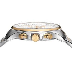 Michael Kors Pilot Multifunction Chronograph White Dial Two Tone Steel Strap Watch for Men - MK9126 Buy Now By Michael Kors